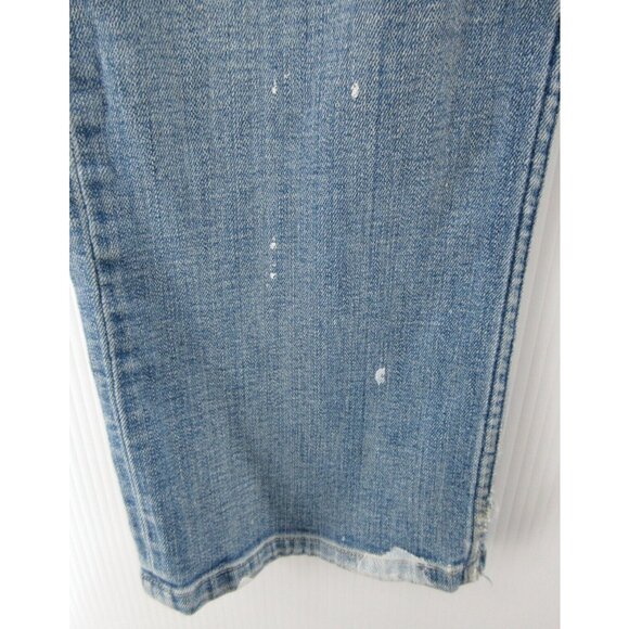 Hugo Boss Jeans Straight Button Fly Denim Paint Splatter Grunge 34X31 * - Picture 3 of 12